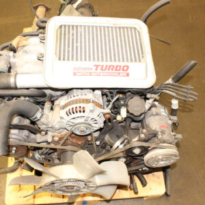 JDM 1988 1991 Mazda RX7 FC 13B Turbo Engine Auto Transmission 1.3L Rotary Motor